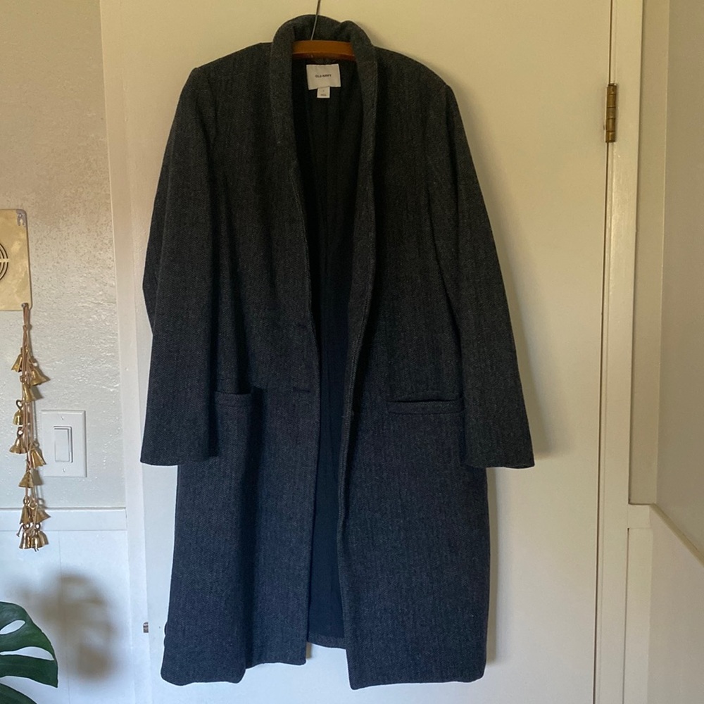 Old Navy wool blend coat